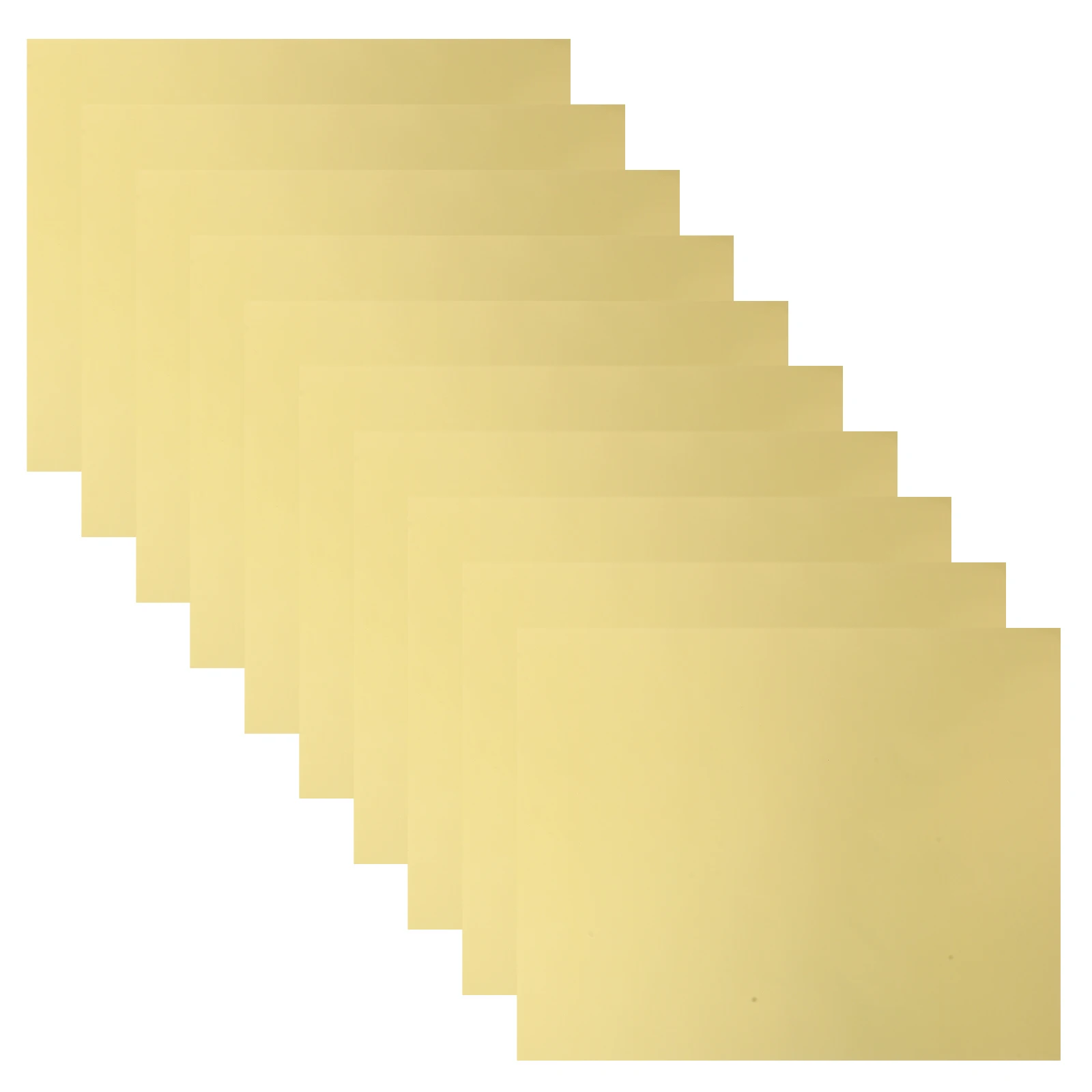 10Pcs Gold Metallic Cardstock Paper A4 Sheets Single Sided Shimmering Craft Sheets for Invitations Wedding Scrapbook DIY