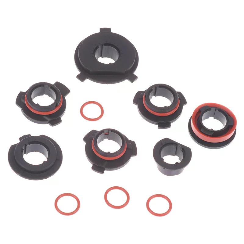 

1 шт. автомобильный светодиодный адаптер-держатель для ламп H1 H4 H7 H11 9005 9006 9012, высокотемпературный, для автомобильных светодиодных ламп