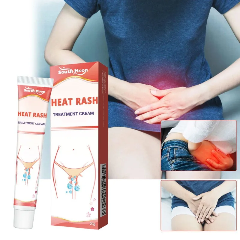 Heat Rash Treatment Cream Relieve Body Discomfort Cleansing Odor Balancing Cream Portable Relieve Massage for Health Body Care