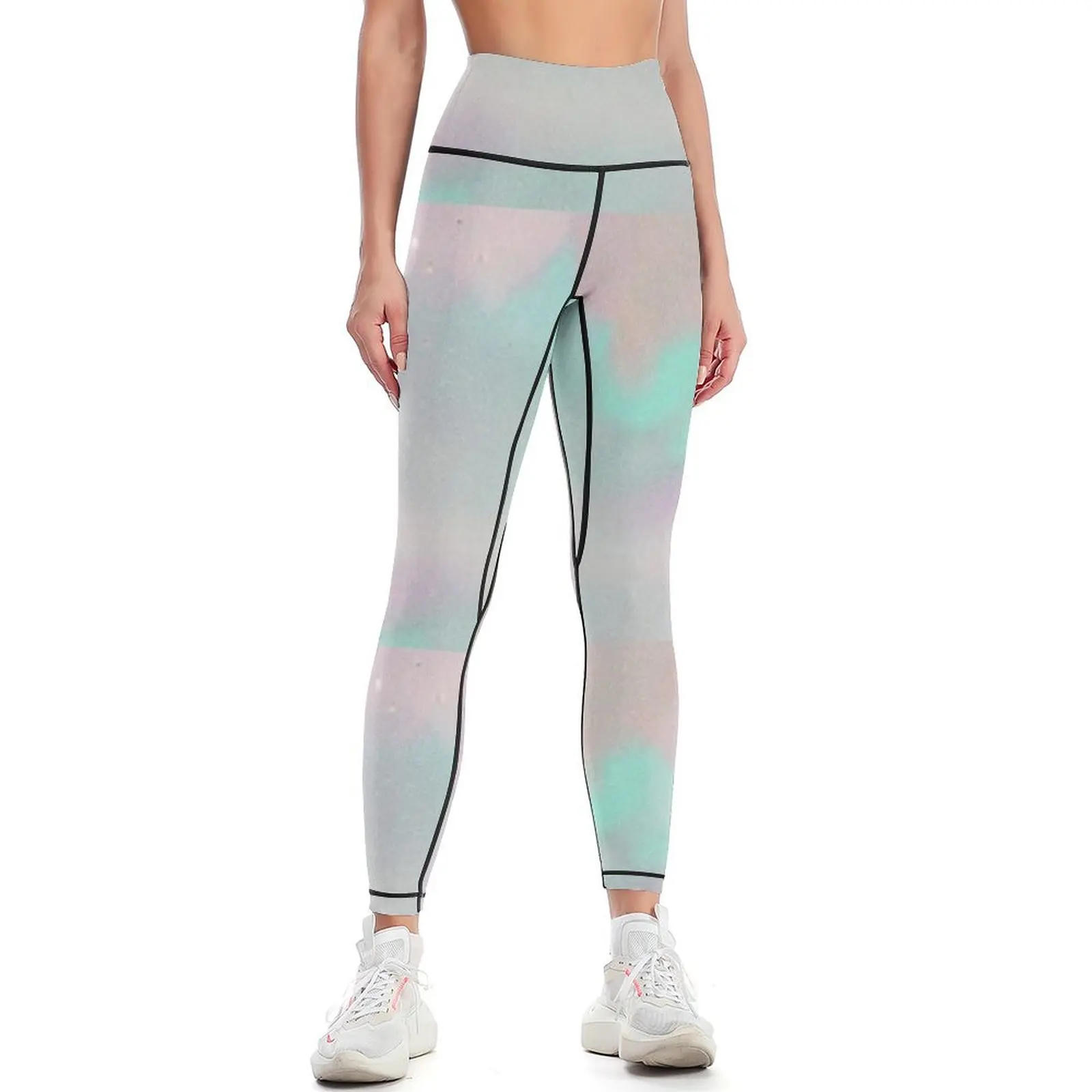 pastel cloud dreamssss Leggings gym sportswear woman exercise clothing for for physical Womens Leggings