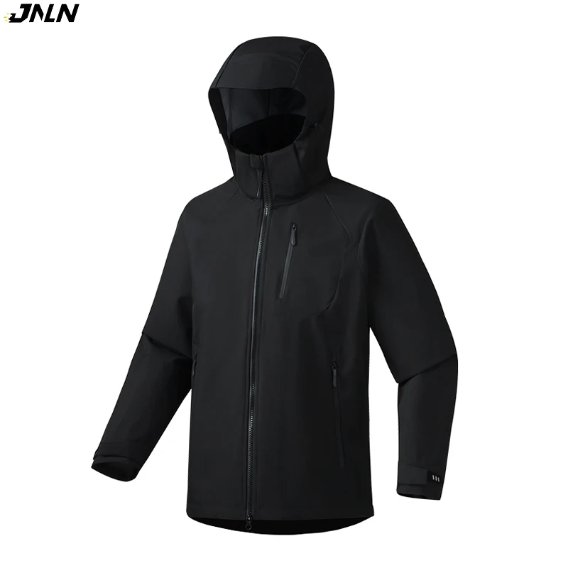 

JNLN Men's Women's Waterproof Single-Layer Windbreaker Hiking Climbing Trekking Jacket Unisex Outdoor Sport Windproof Rain Coat