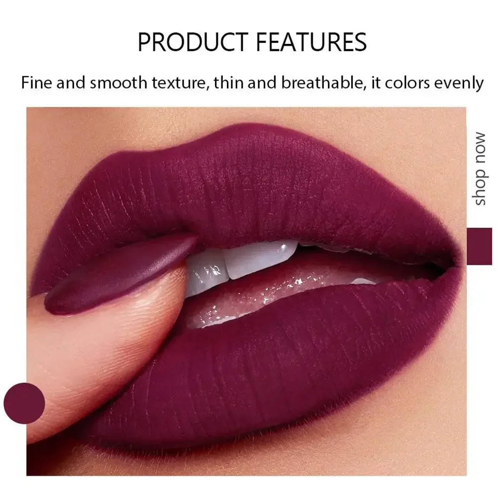 Matte 5-color Lipstick Set Velvet Lip Stick Non-stick Lip Gloss Long Lasting Waterproof Sexy Red Lip Makeup Women Cosmetics