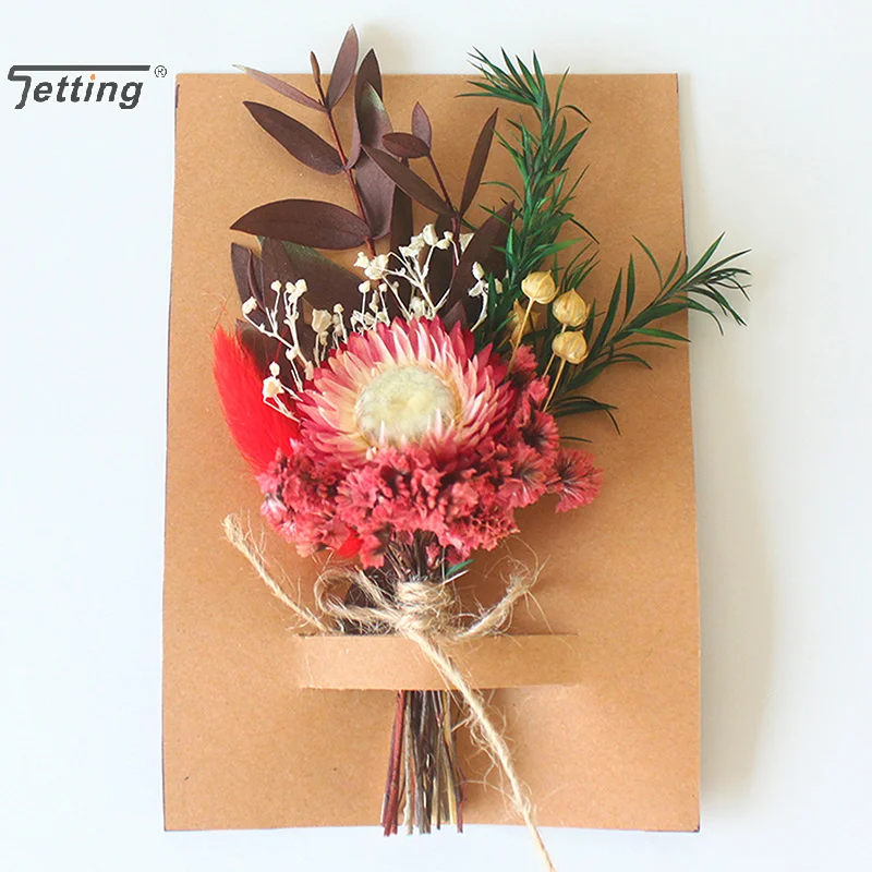 Mini Natural Dry Flowers Bouqu - Dried Flower Bunch 评论和价格