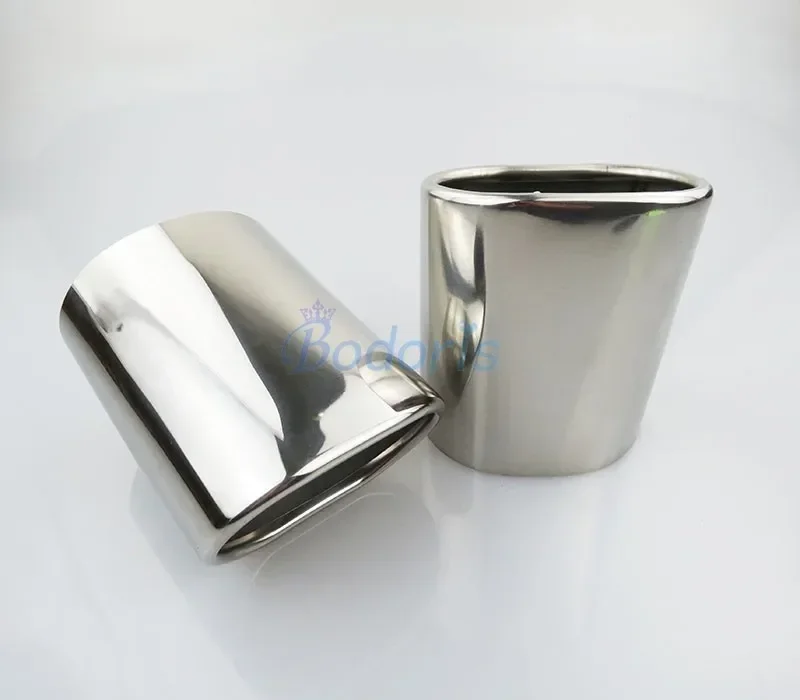 For Mercedes Benz GLK Rear Tail Exhaust Muffler Tip End Pipe Cover Stainless Steel Chrome Car Styling Accessories