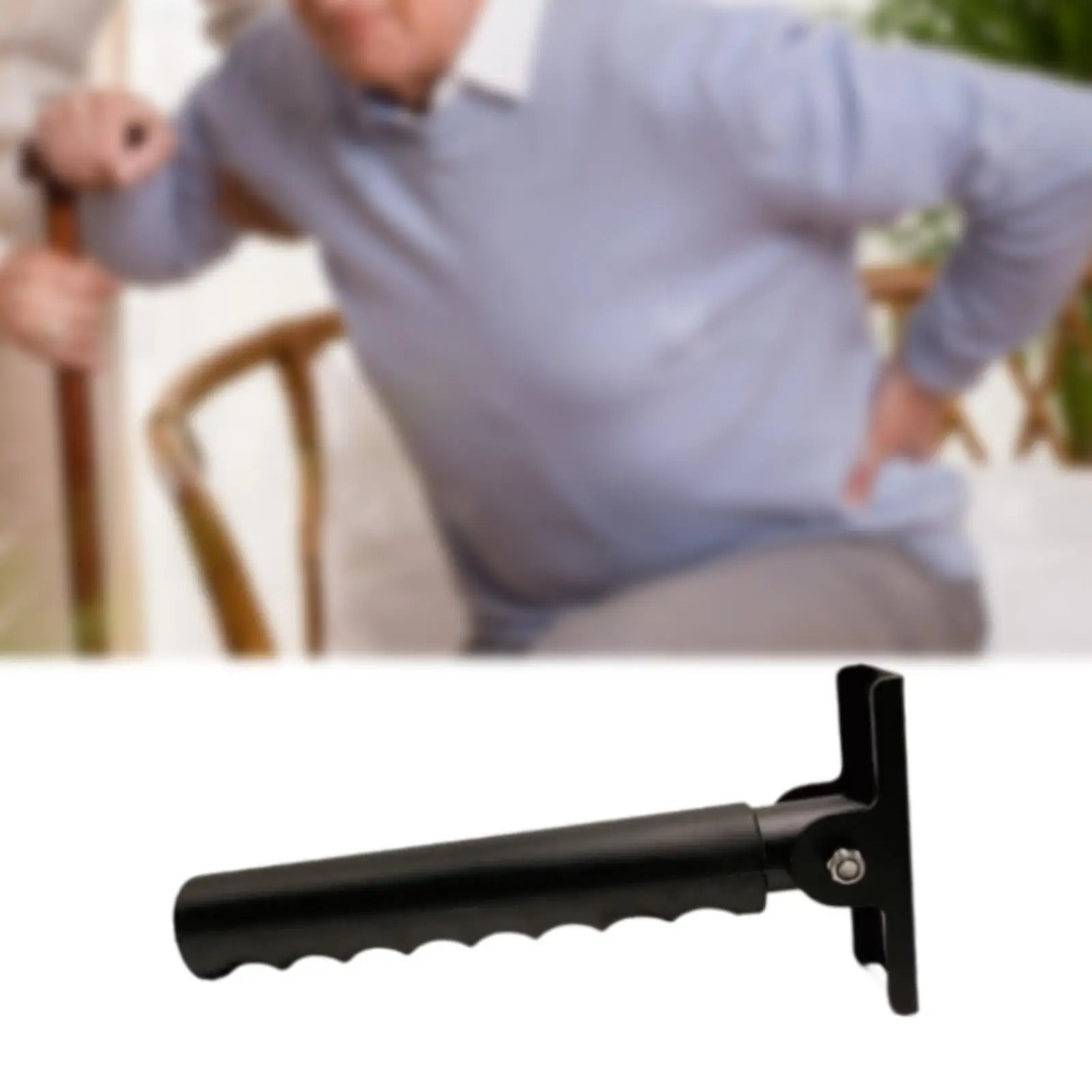 Extra Handle Folding Grab Bar Aluminum Alloy Doorway Assist Non Slip Handrail for Home Mobility Support
