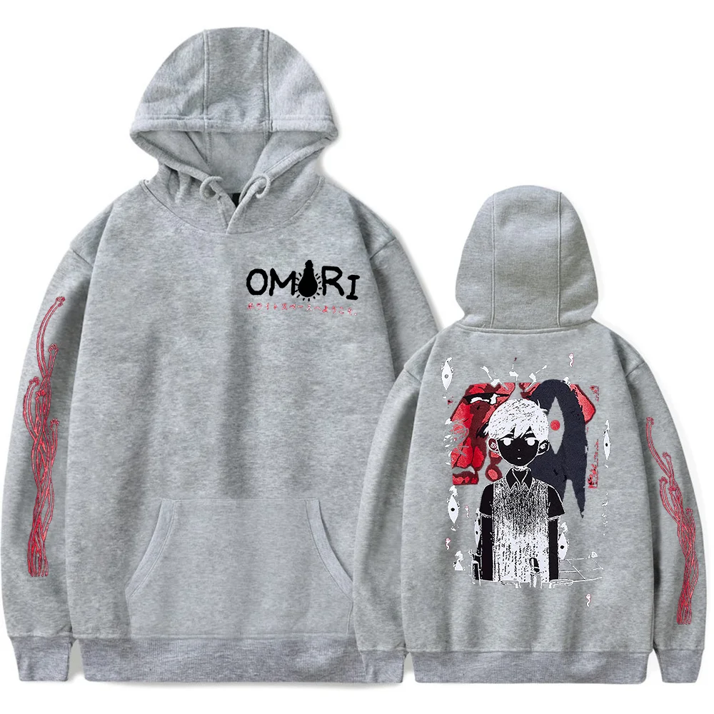 2023 Omori Red Space Hoodie Merch Popular Graphics sided Print Unisex Trendy Casual Streetwear Tops