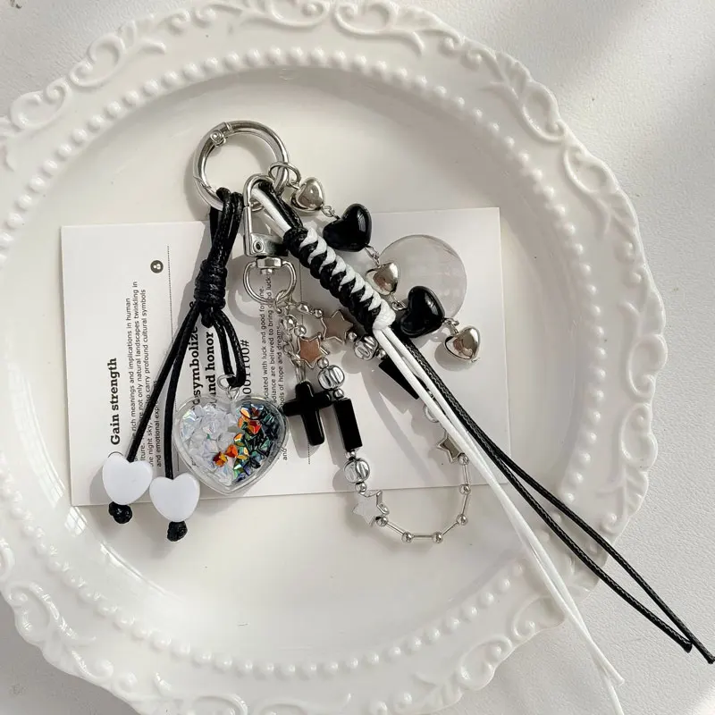 Handmade Cross-Knit Sweater Backpack Keychain/Exquisite Fabric Keychain/16*10Cm Fashionable Bag Charm/Fashionable Daily Accessory/Popular Gift Item