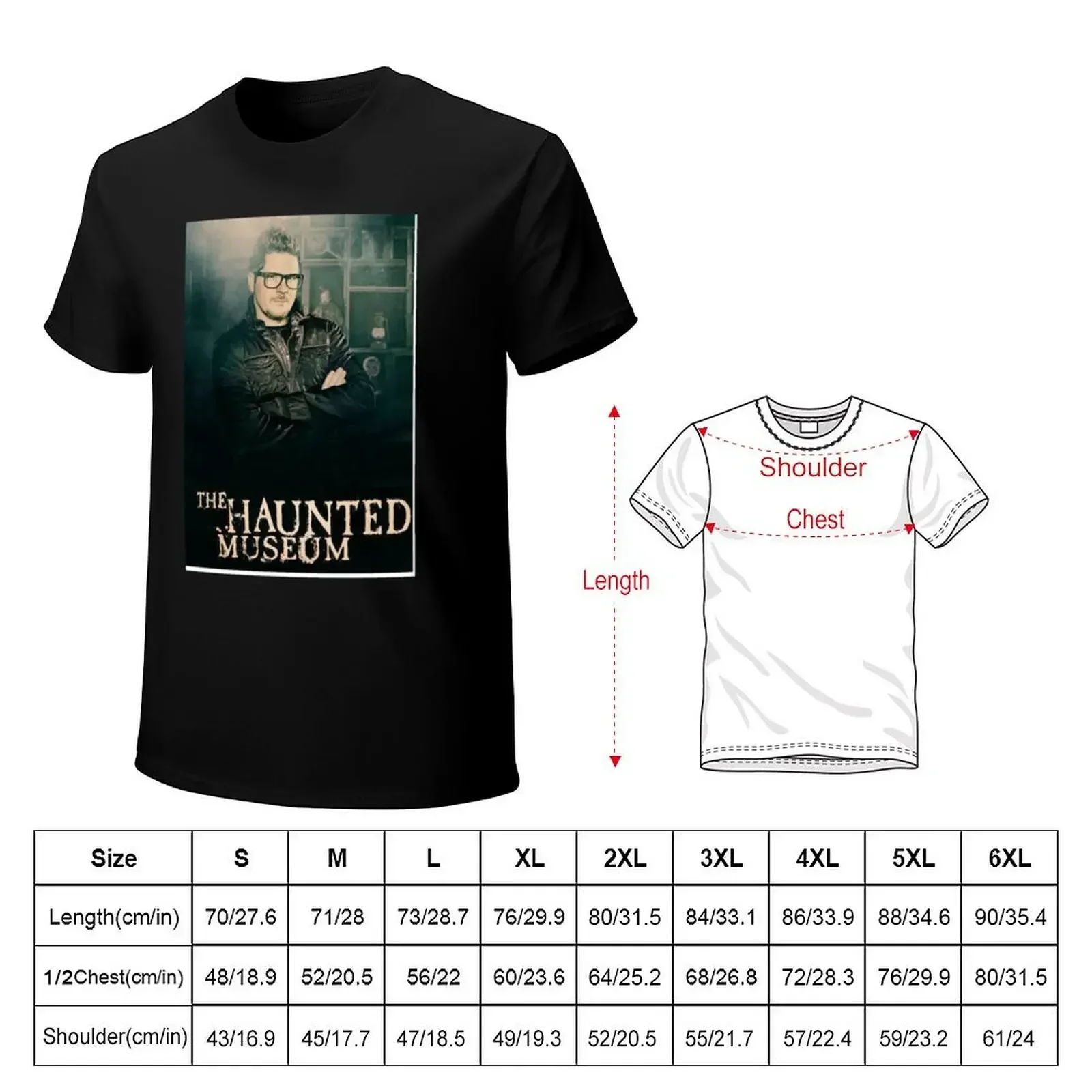 ZAK BAGANS - THE HAUNTED MUSEUM T-shirt summer tops anime for a boy heavyweight t shirts for men