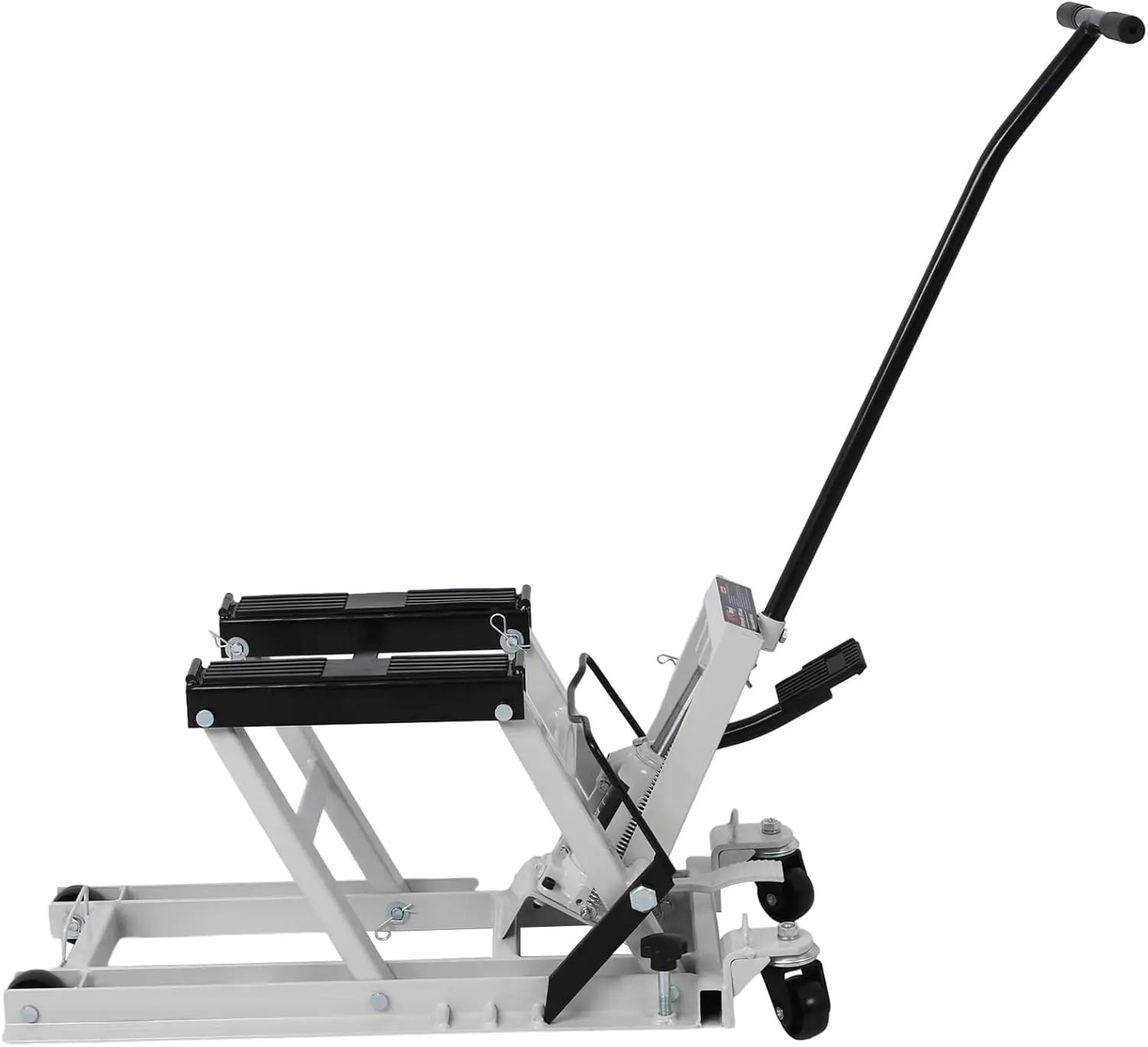 

Hydraulic Motorcycle Lift Jack, 1500 LBS Capacity ATV Scissor Lift Jack, Portable Motorcycle Lift Table with Wheels and Handle,