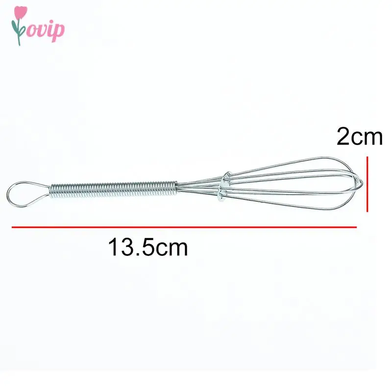 1Pc Silver Stainless Steel Salon Hairdressing Dye Whisk Hair Mixer Barber Stirrer DIY Hair Color Dye Stirrer Styling Tool