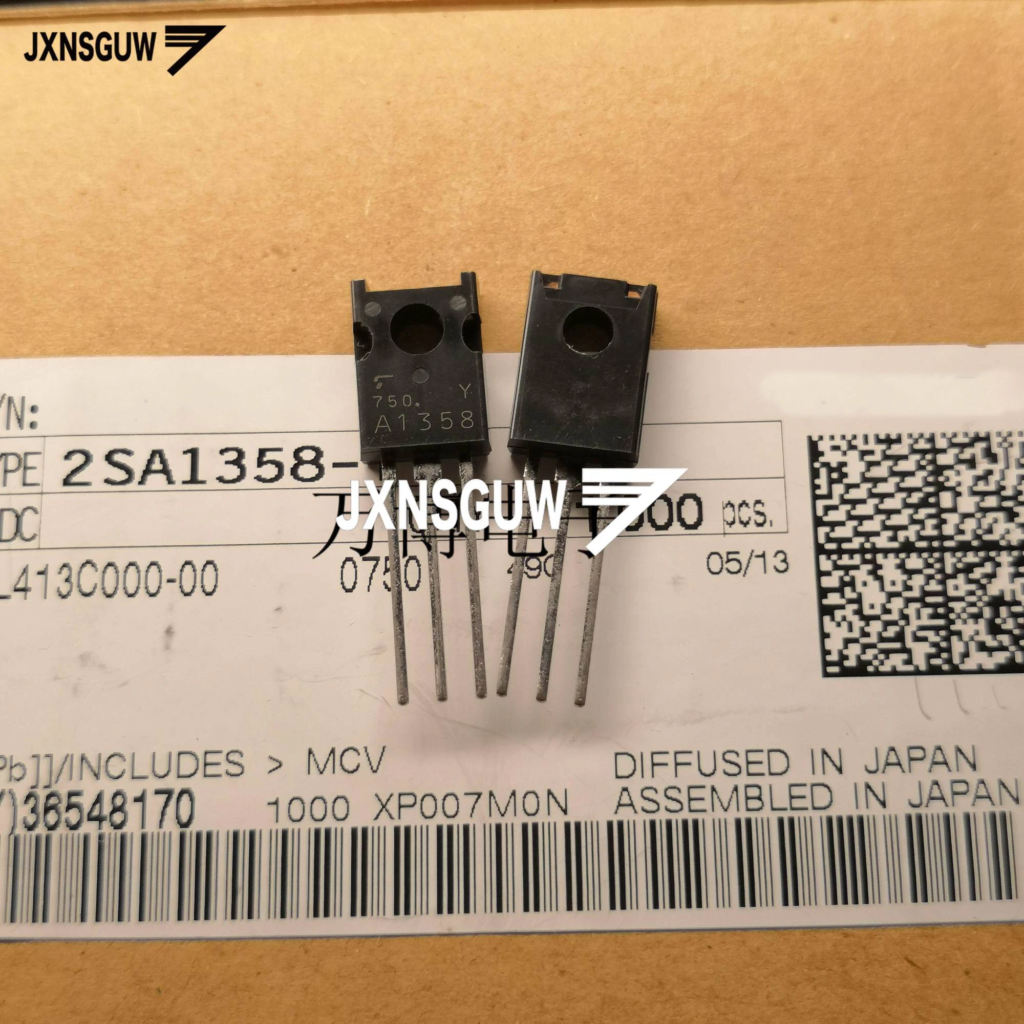 10PCS 2SA1358 Y TO-126 Transistor A1358 Audio Power Amplifier 2SA1358-Y power transistor 2SA1358Y Bagged A1358-Y