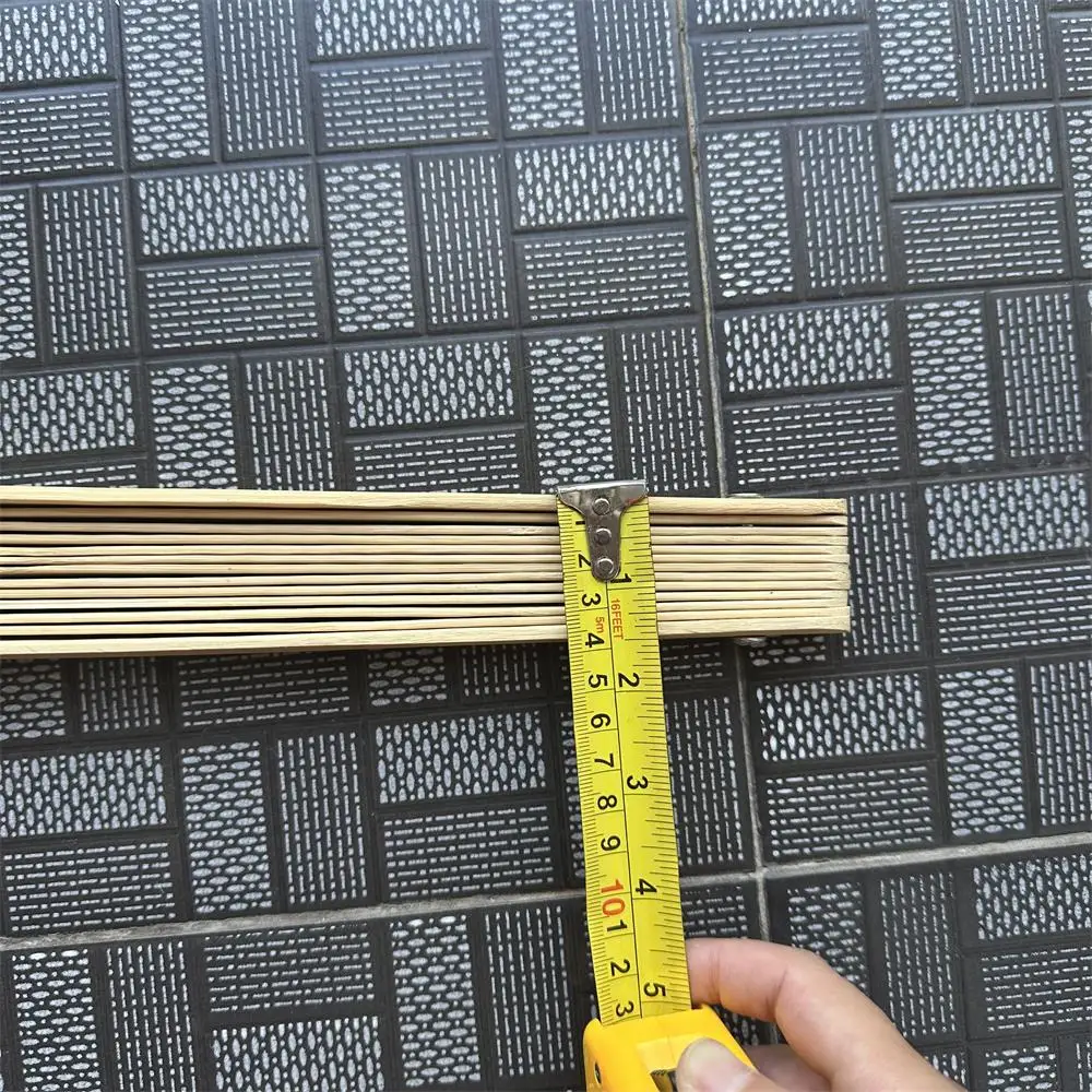 32cm, 13 Bamboo Fan Handles, DIY Handmade Antique Chinese Folding Fan Ribs Bone