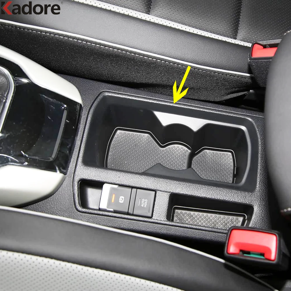Couverture de cadre de support de gobelet pour console centrale de voiture pour Volkswagen VW T-Roc TROC 2017-2022 2023 2024 Accessoires intérieurs mats