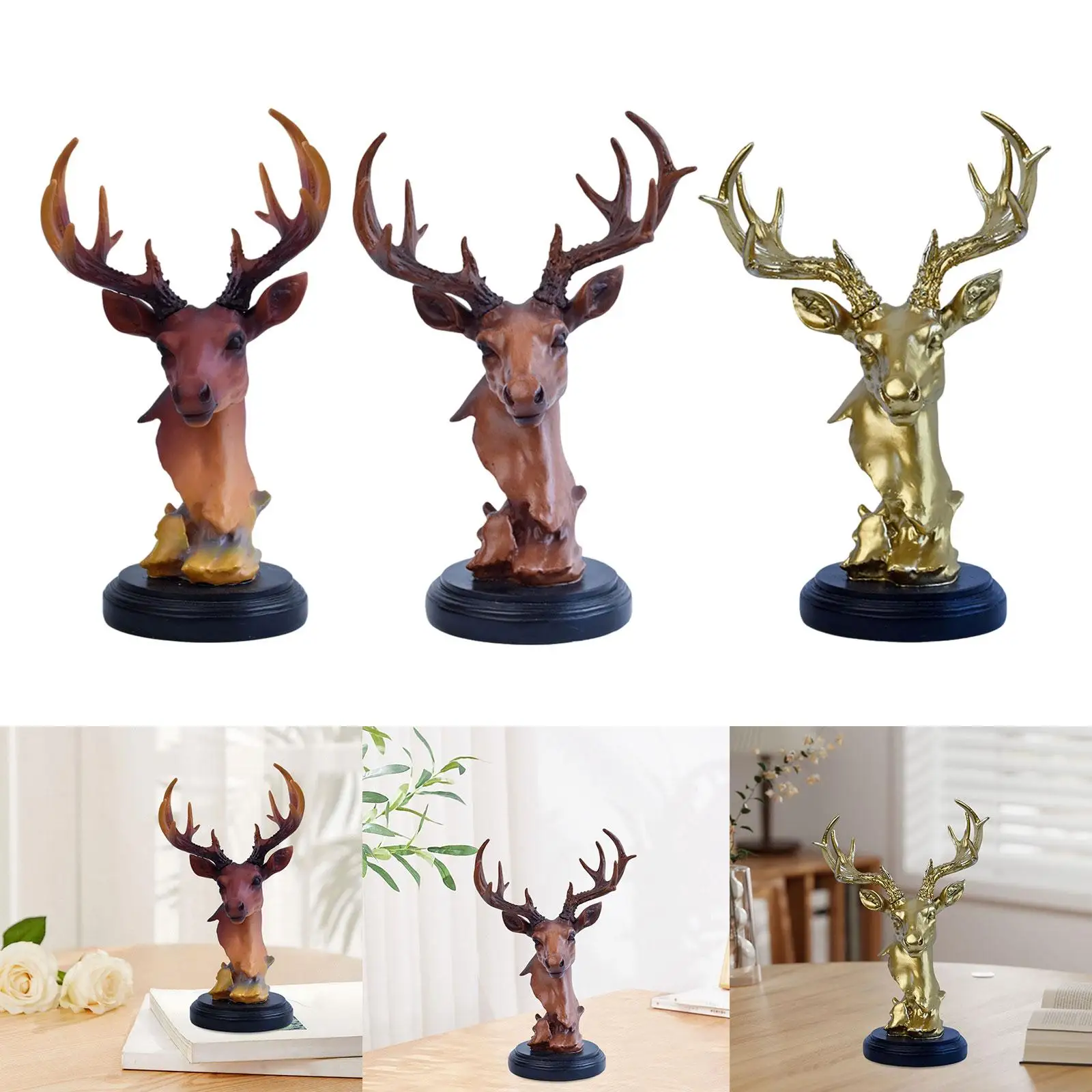 

Олень орнамент, подарок на новоселье, реквизит для фотосессии, креативное коллекционное украшение для рабочего стола, тумбочка в фермерском доме, спальня, гостиная