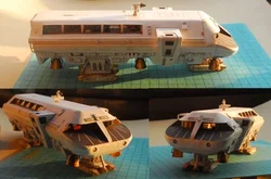 2001 SPACE ODYSSEY MOON BUS 3D Paper Model
