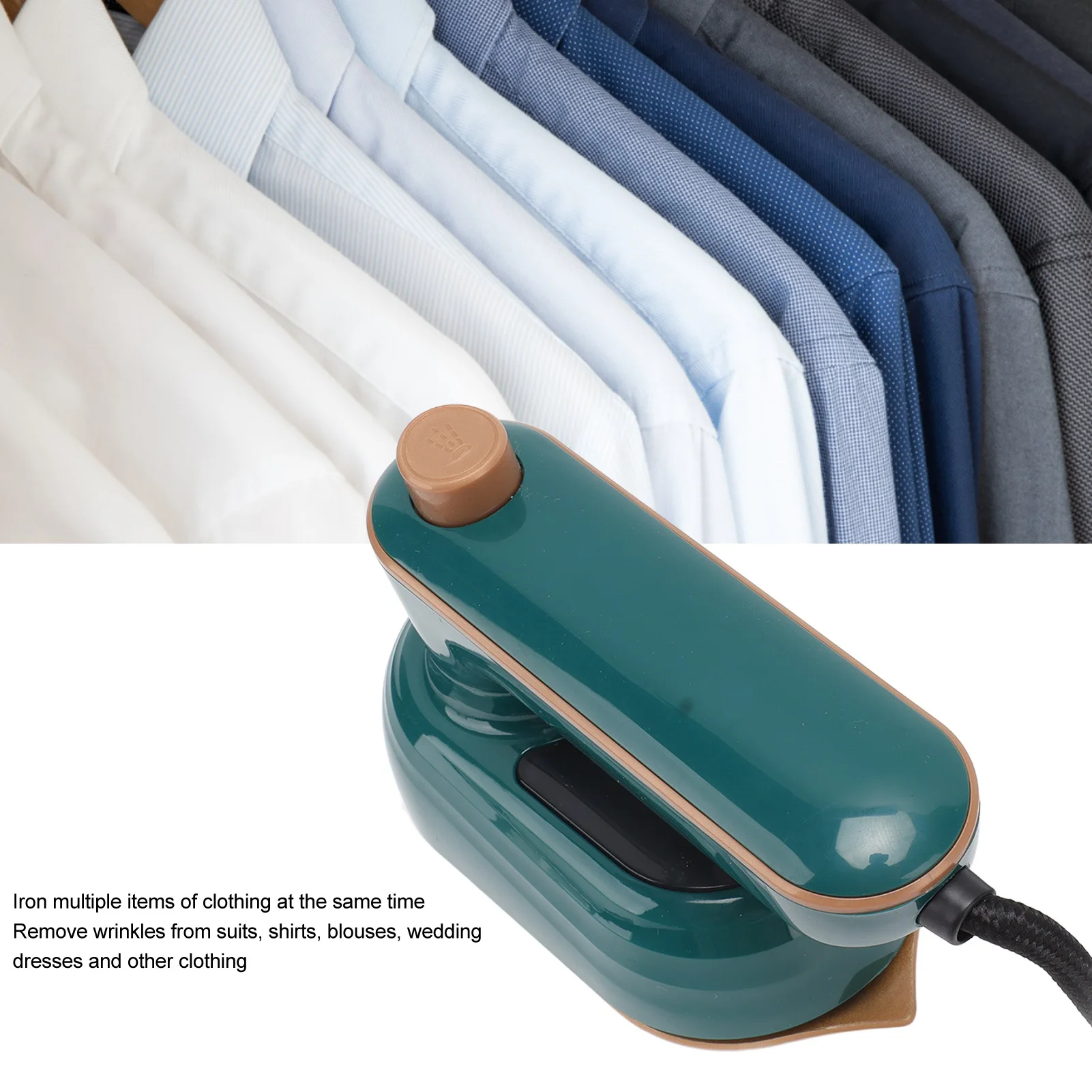 Portable Handheld Steam Iron Dry Wet Use Rotation Ironing Machine for Home And Dormitory