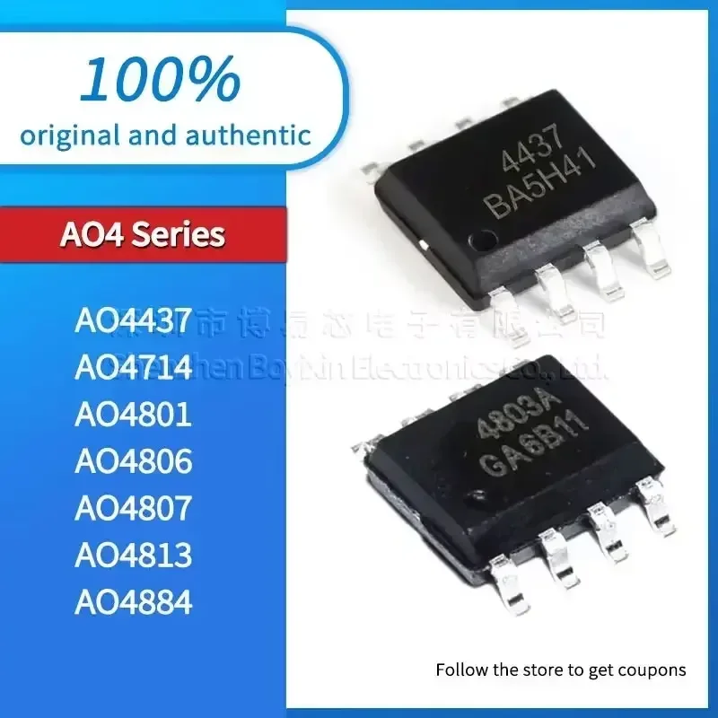 

NEW AO4884 AO4813 AO4807 AO4806 AO4801 AO4714 AO4437 Tested standard version