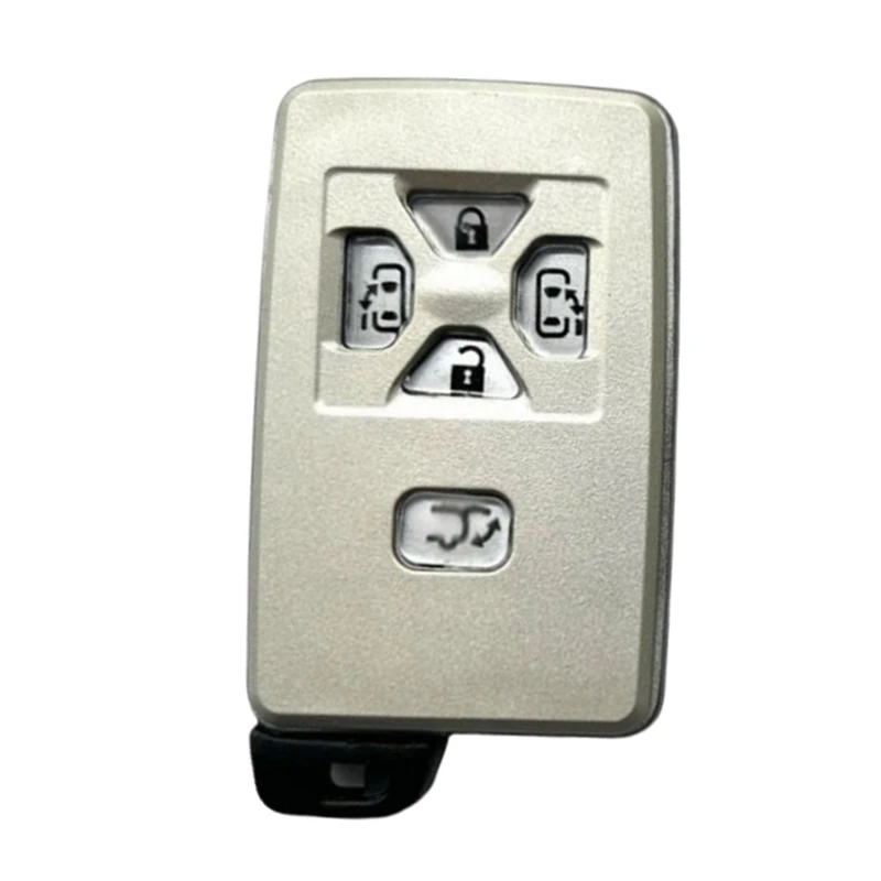 

FLYBETTTER OEM 5Button Replacement Key Case Keyless Entry Smart Remote Key Shell For Toyota Alphard Estima Vellfire