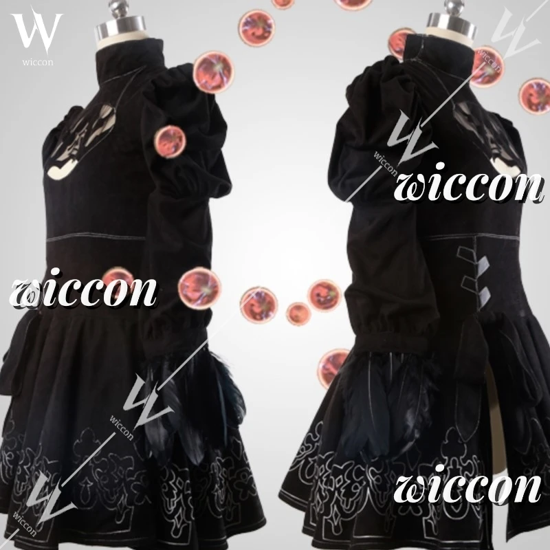 2B/2P Cosplay Costume Game 2B Cosplay Dress YoRHaa No. 2 Type B Cosplay Female 2P Costume Two Styles Women Cosplay