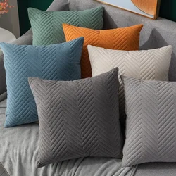 Velvet pillowcase home cushion bed cushion set simple 45x45 CM sofa pillowcase