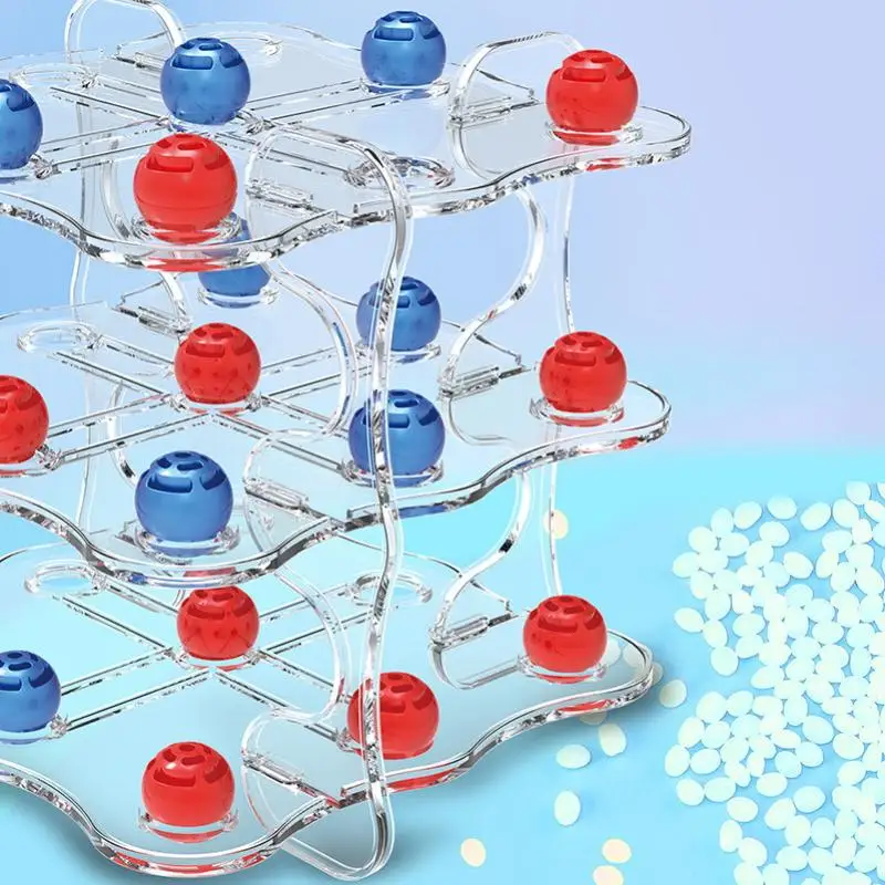 1 مجموعة ثلاثية الأبعاد تيك تاك تو مجلس لعبة المغناطيسي الأسرة ليلة الوالدين الطفل اللعب التفاعلية المنطق التفكير لعبة تدريب #3