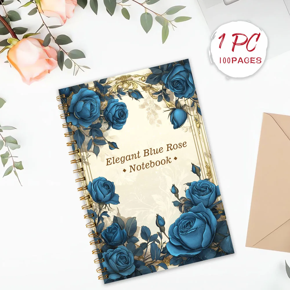 Elegantes Rosen-Notizbuch, Tagebuch, Blanko-Linienblock, Ideales Geschenk zum Notieren, Inspirierend für Männer und Frauen, Perfekt für Studenten