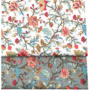 160x50cm New Floral Cotton Twill Sewing Fabric, Make Bedding Line Cover Sweat 6 Main Sales Bag Screen - №6