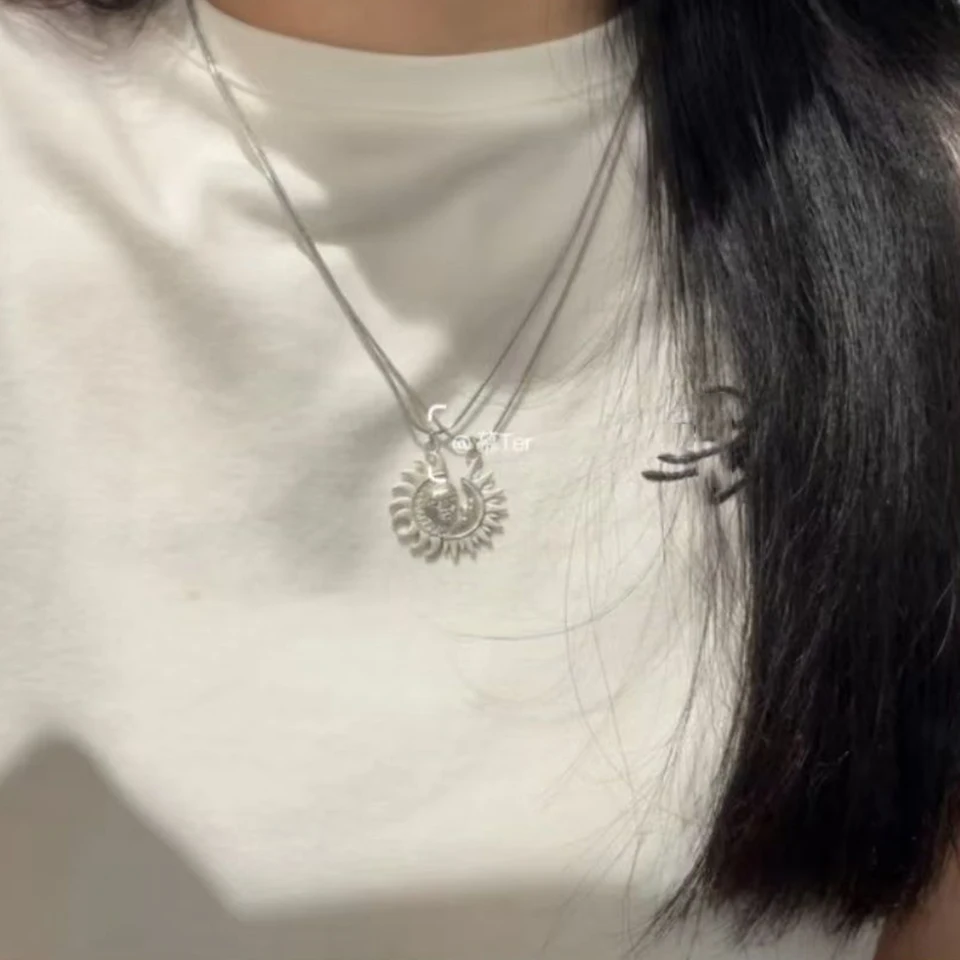 ☆新品☆GMMTV LYKN NECKLACE ネックレス GMMTV Top Form JunAkin Cosplay Necklace Unisex Sun Moon Pendant