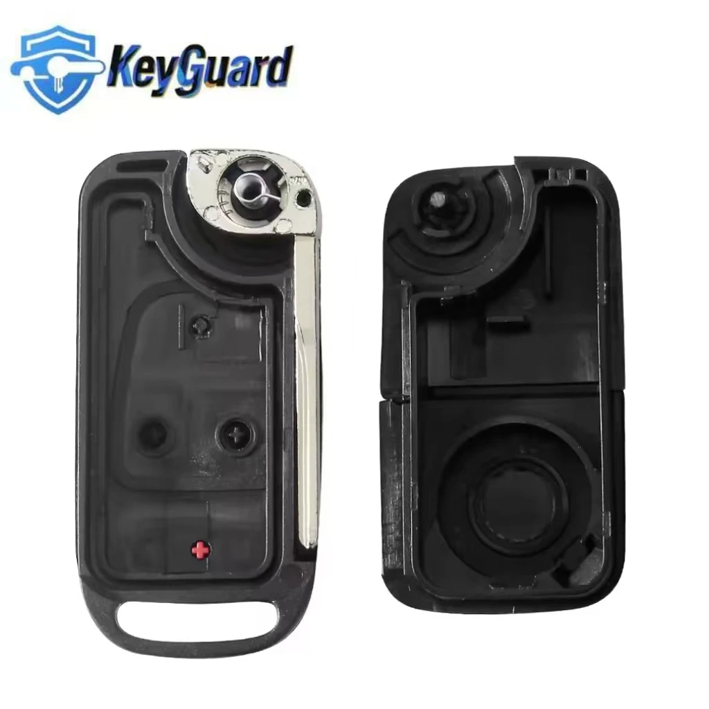 メルセデス・ベンツ SLK E113 A C E S W168 W124 W202 W203用キーガード1/2/3/4ボタンフリップ折りたたみ式カーリモートキーシェル、オートキーケース
