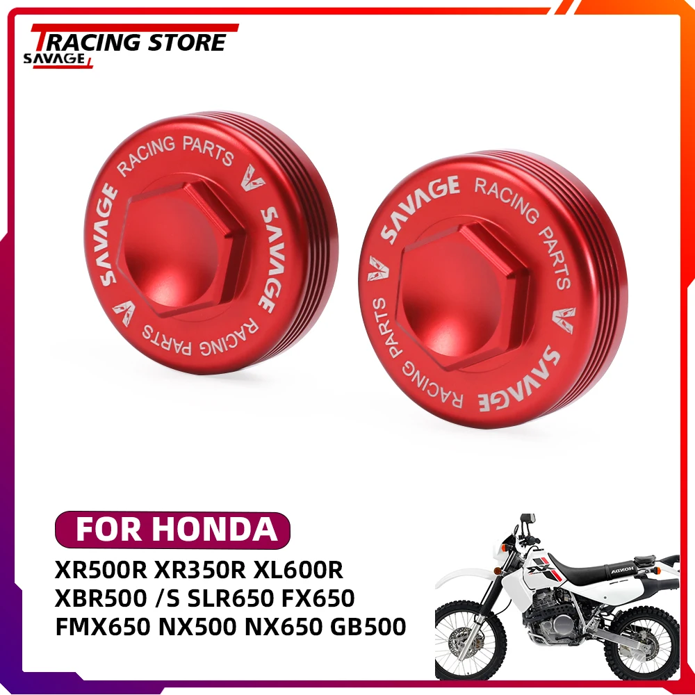 

For Honda XR500R XR350R XL600R XBR500 SLR650 FX650 FMX650 NX500 NX650 GB500 CNC Tappet Adjuster Cap Valve Cover Adjusting Hole