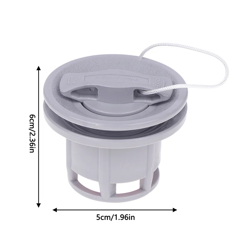 صمام هواء مضاد للتسرب بختم مزدوج 8 أسنان للأطواف والقوارب القابلة للنفخ وقوارب الكاياك والزوارق