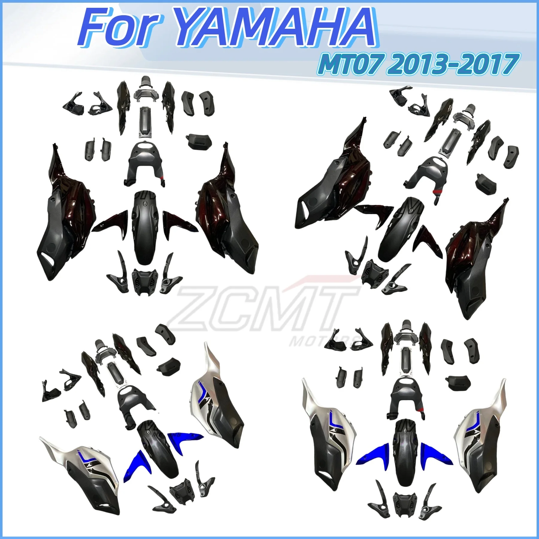 

For Yamaha MT-07 mt 07 2012 2013 2014 2015 2016 2017 Motorcycle Fuel Tank Cap Fairing ABS Plastic Shell Body Kit