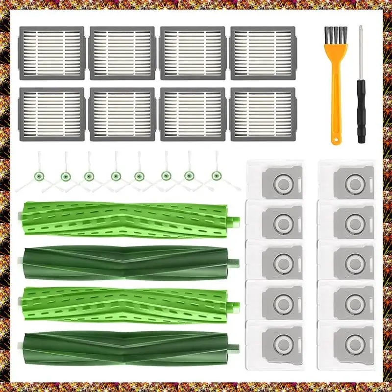 BTCL для Irobot Roomba серии E/I/J, E5 E6 I6 I7 + J7 +/Plus запасные части основная боковая щетка Hepa фильтр швабра тканевые аксессуары