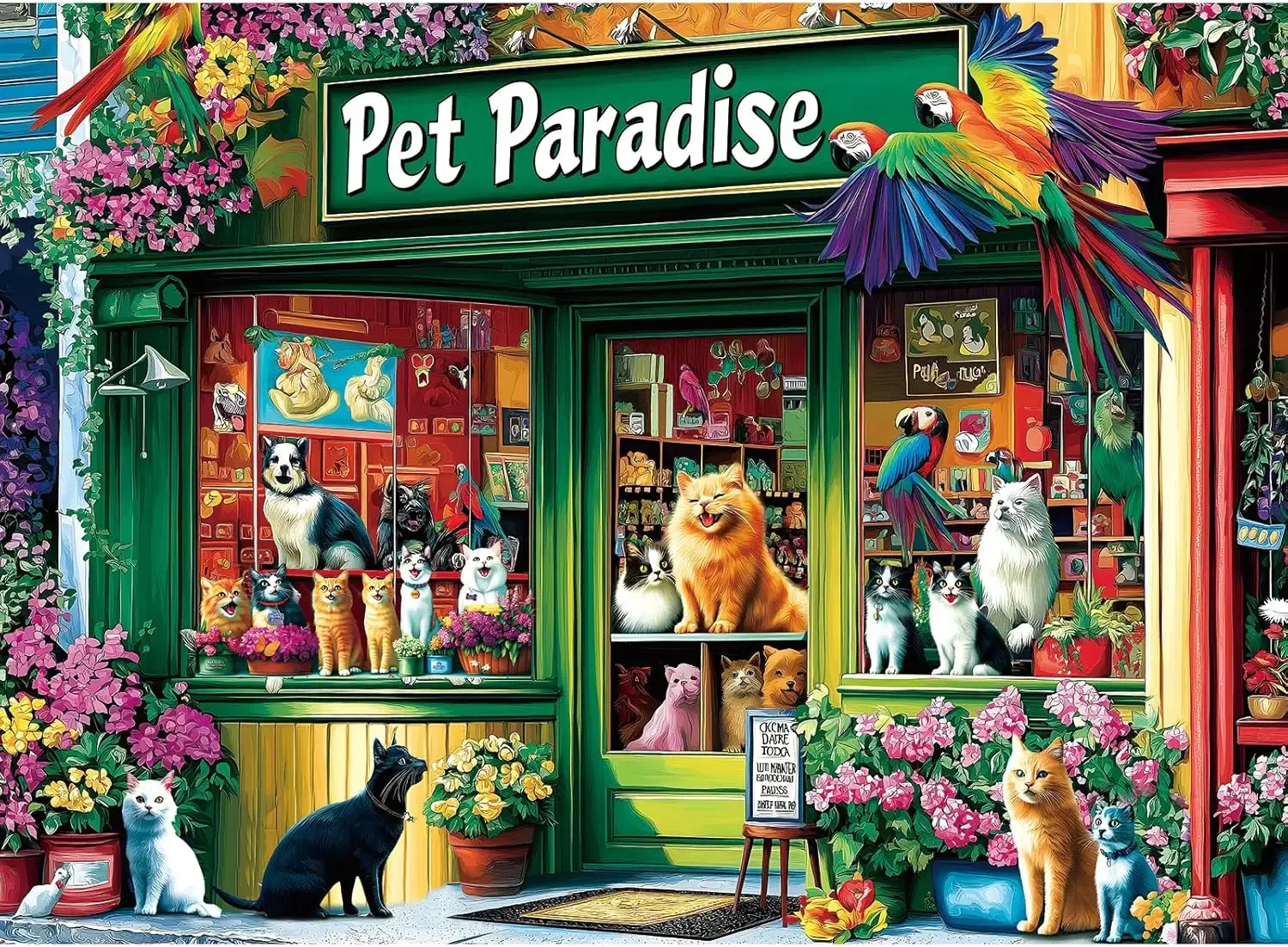 

Деревянный пазл для взрослых Pet Shop, 1000/500/300 деталей, головоломка для игровой комнаты, спальни, гостиной, подарок для вечеринки, сложная игра