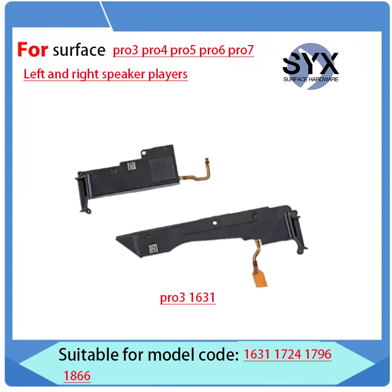 Original for Microsoft Surface Pro3 Pro4 Pro5 Pro6 Pro7 Speaker Amplifier Player 1631 1724 1796 1866 Speaker X945628-001