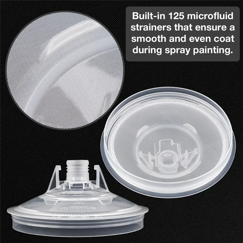 ถังพ่นสี ABLK Airbrush Tank H/O Quick Cup 20.3 ออนซ์/600 มล. พร้อมหัวฉีดพ่นสีและถ้วยผสมสีขนาด 3/8 นิ้ว แบบใช้แล้วทิ้ง