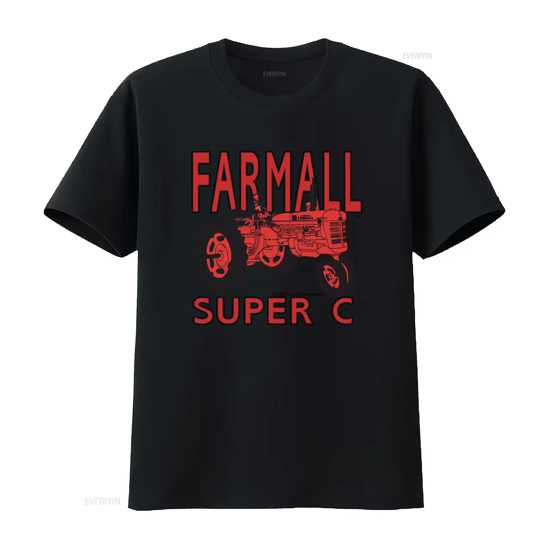 

Vintage 90s Farmall Super C Tractor Farm Grey T shirt Tultex XL vintage Washed Casual streetwear fashion designer clothes