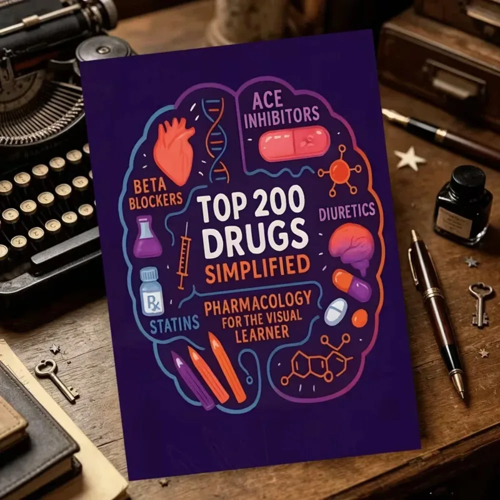 guia-conciso-de-medicamentos-comuns-mais-de-200-paginas-de-pontos-clinicos-essenciais-auxilios-para-memorizacao-e-materiais-de-revisao-eficientes