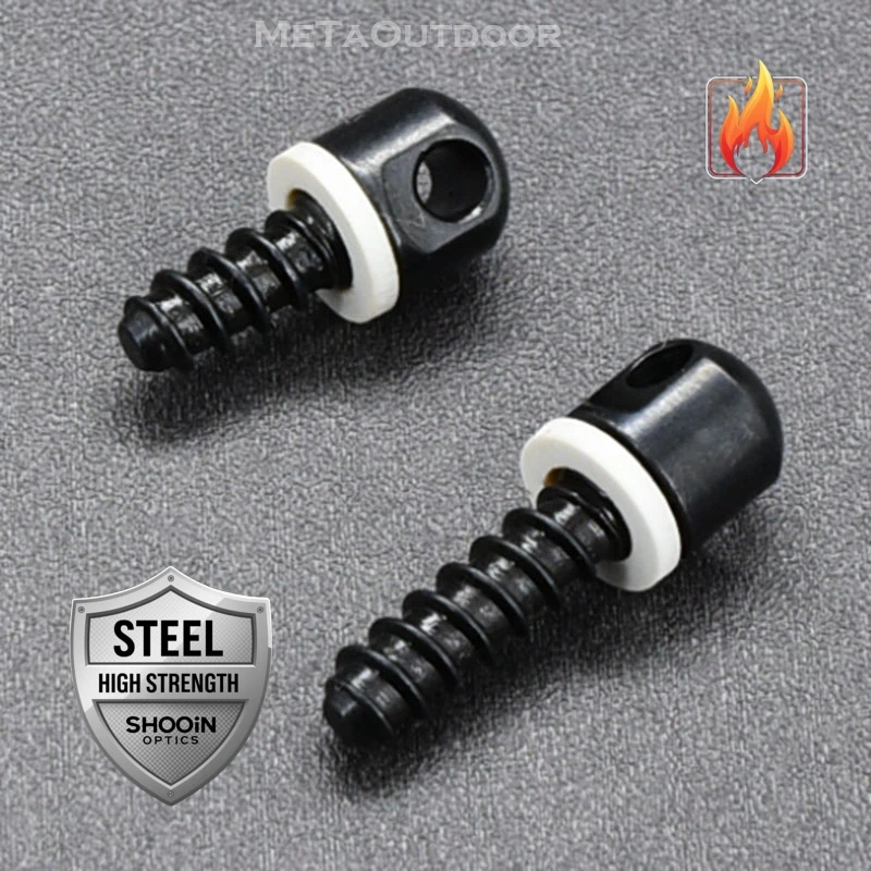 Sparta Sling Swivels Säulenfuß aus blauem Stahl mit Schraube – Detail 9