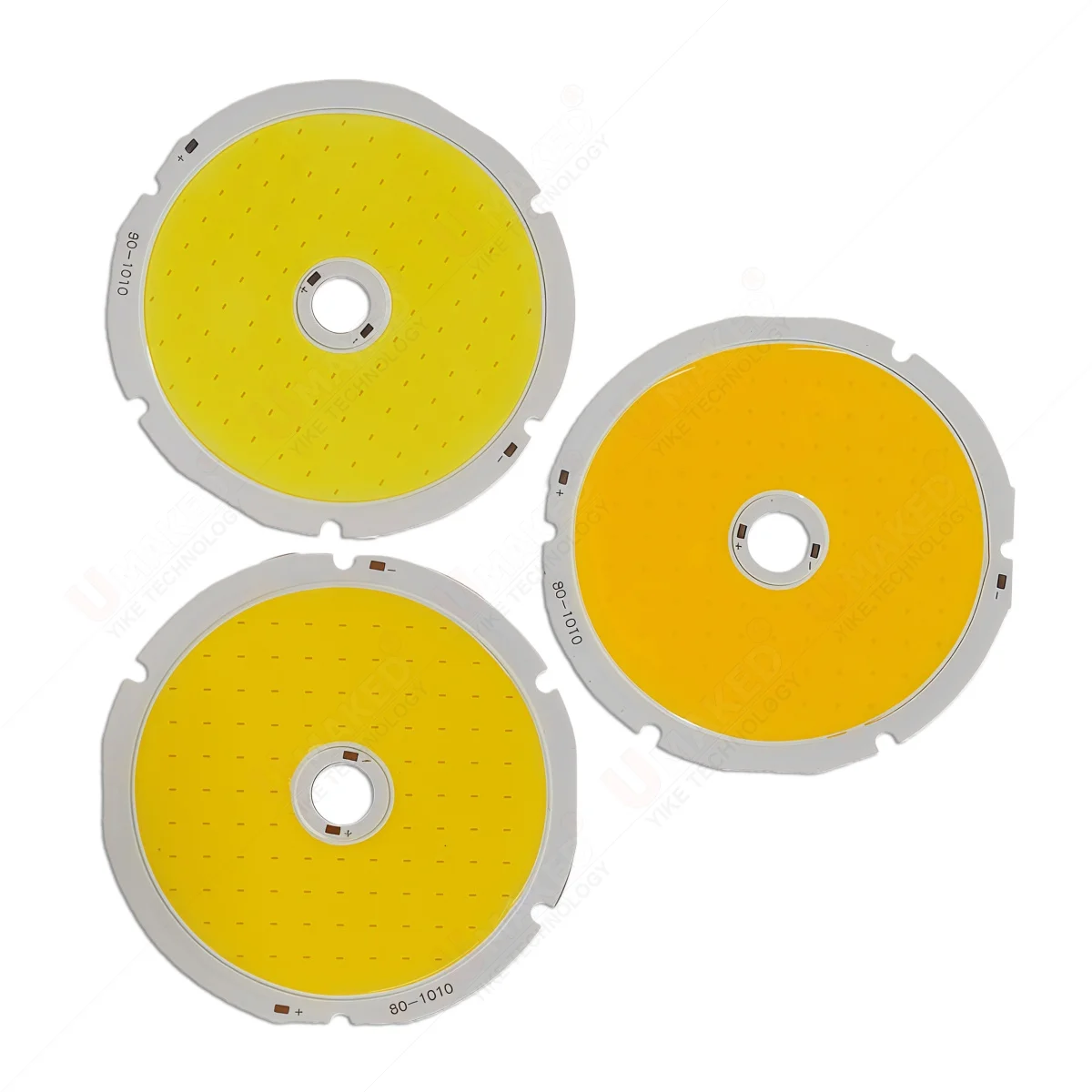 2pcs 80mm LED Lawn Light Source 30V 1.6A Chip COB Beads 50W White Aluminum PCB Plate COB DIY Bulb Outdoor Floodlight Bay Lamp