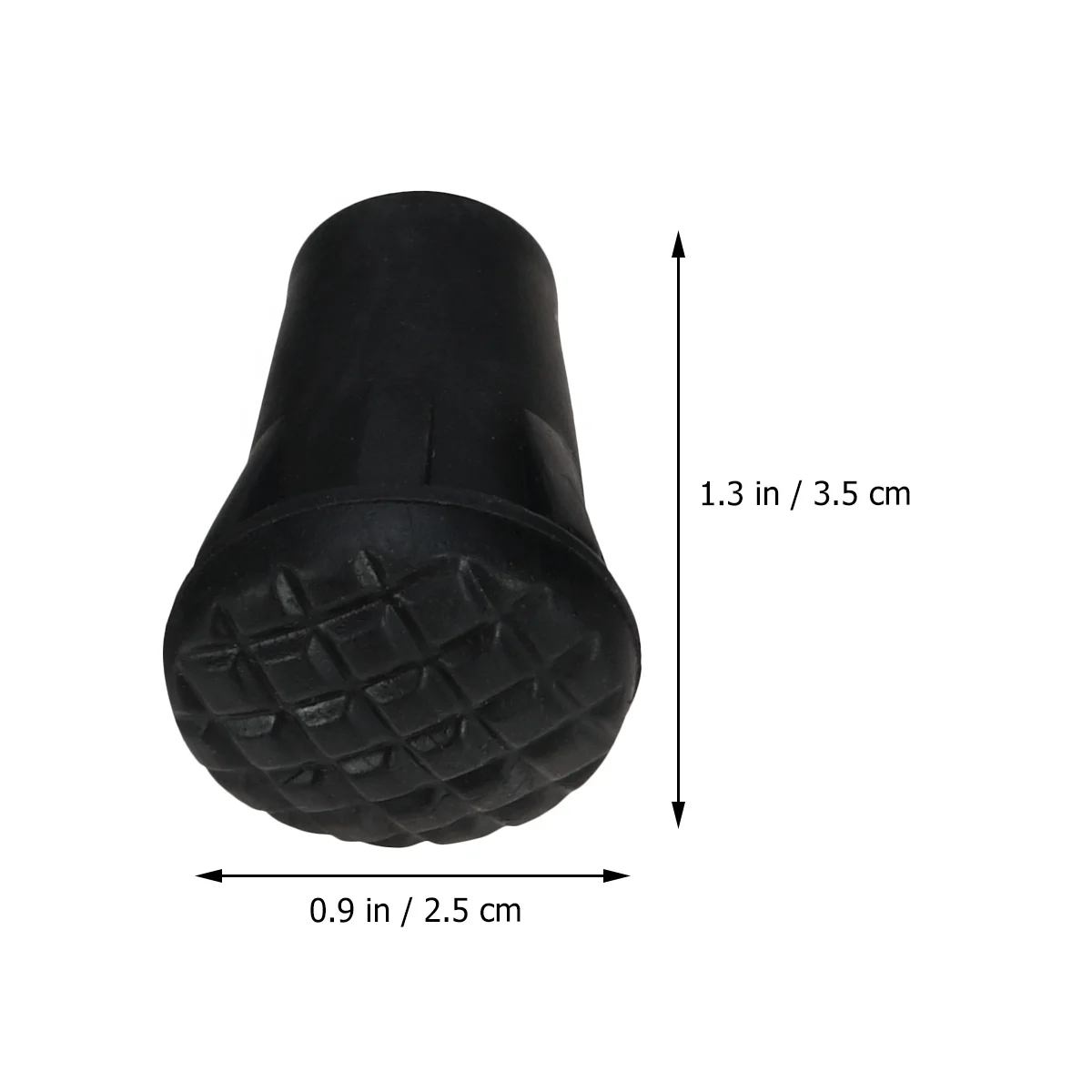 

40 Pcs Trekking Pole Cover Tip Protectors Hiking Stuff Accessories Metal Travel