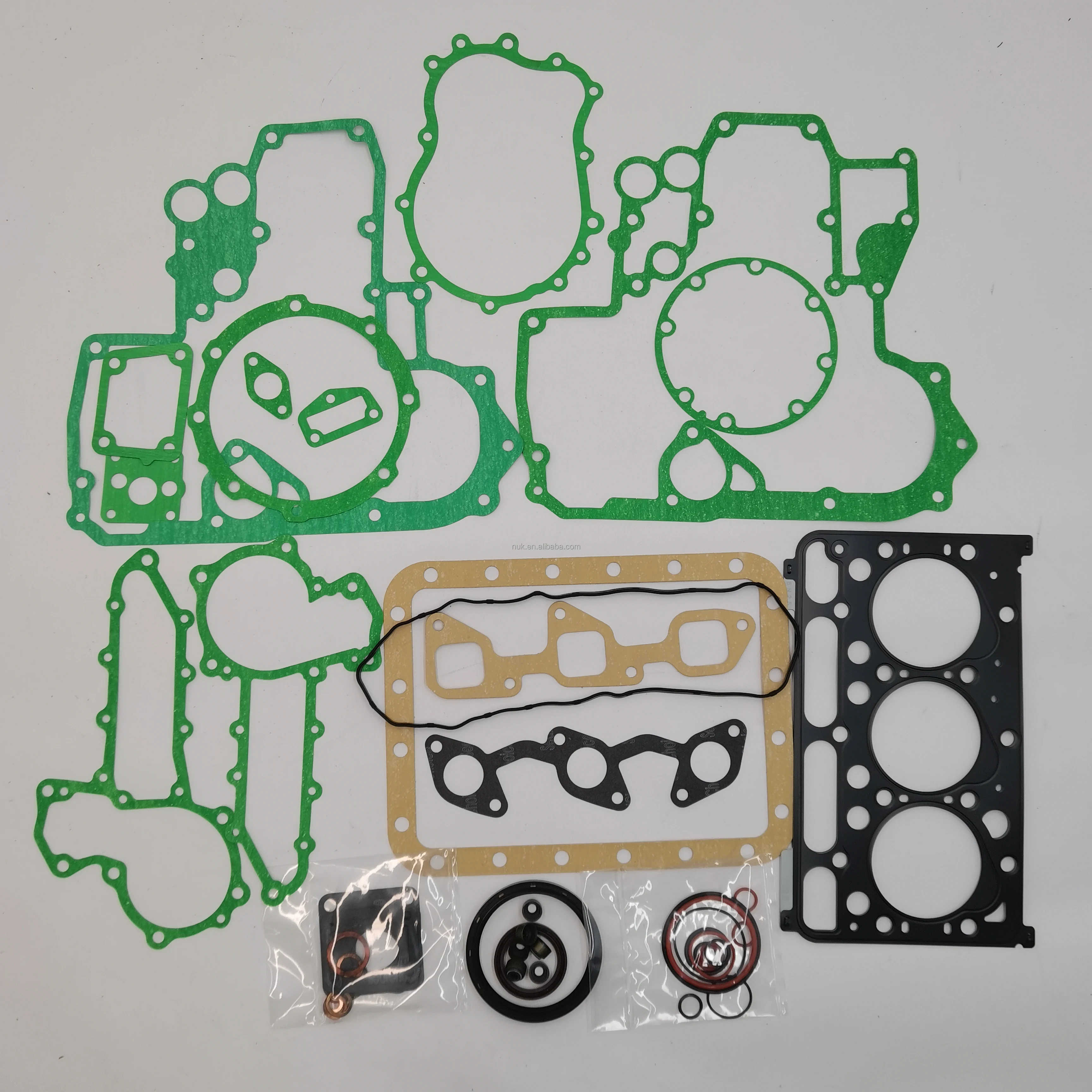 Engine D1503 D1703 Construction Machinery Parts Head gasket complete kit For Kubota