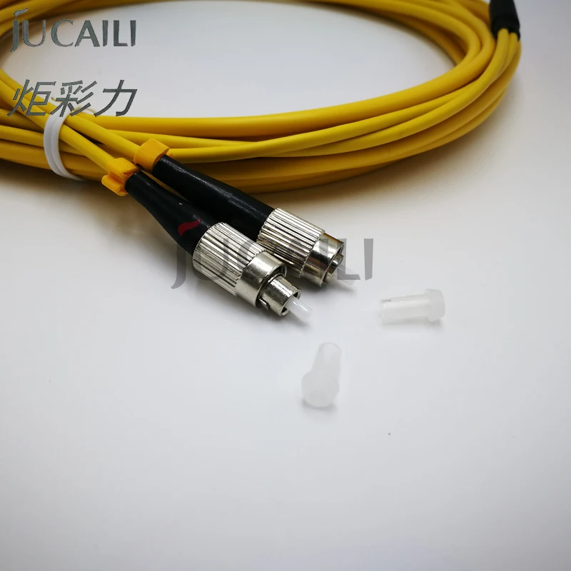 JCL 7m/10m FC Armoured Optical Fiber Cable 3.0mm Double Core for Hoson Board for Large Format Printer