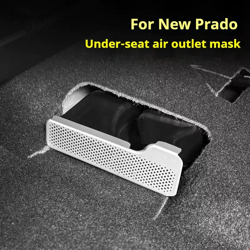 2Pcs Underseat Ventilation Mask for Toyota Land Cruiser Prado 250 LC250 2024 Air Conditioning Vent Dust Cover Car Accessories