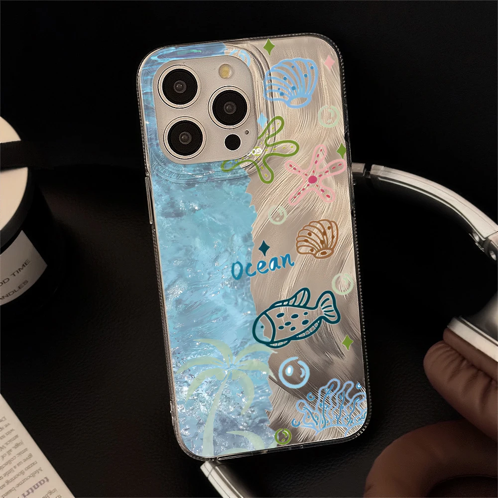 Summer Ocean Blue Sea Cute Pho - Phone Cases Blue review and price