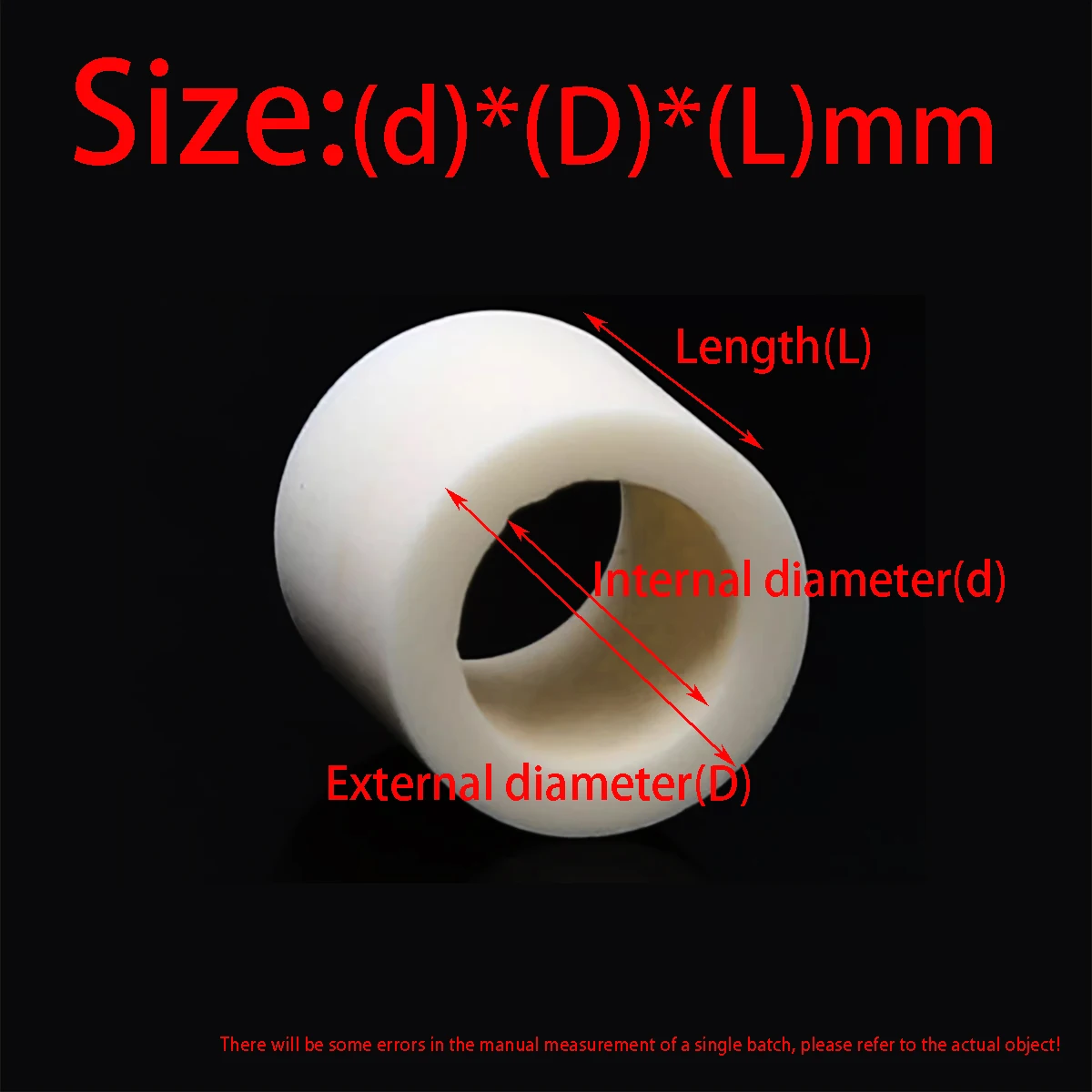 95% Alumina Ceramic Tube 20mm Short Corundum Sleeve High Temp Thermocouple Insulator