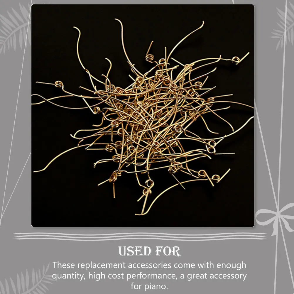 

70Pcs Piano Spring Parts Hammer Butt Upright Vertical Springs Professional Replacement Durable Accessories Piano Upright Springs