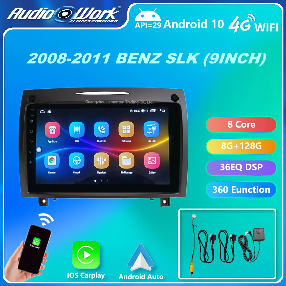 

Android Car Video car radio android car stereo with 360 camera for Benz SLK Class 2004 2011 GPS BT AM FM dvd player