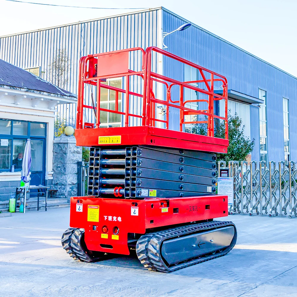 NEW 10m 12m 14m CE approved hydraulic lifting platform/tracked scissor lift