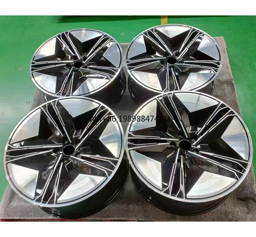 

Machine 18 19 20 21 22 Inch 5x114.3 /112 Staggered Alloy Racing Car Wheels Rims for Audi Mustang Shelby GT500 BMW Forged Wheels